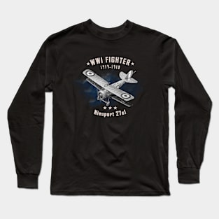 Nieuport WWI Fighter aircraft Long Sleeve T-Shirt